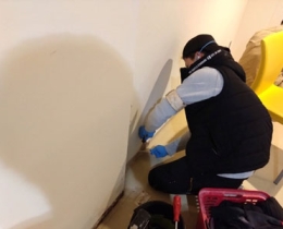 アスベスト除去作業