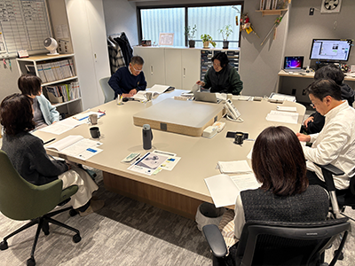 期首会議の様子